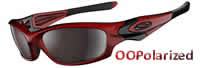 Oakley Straight Jacket Metallic Red / OO Black Iridium Polarized (26-200)
